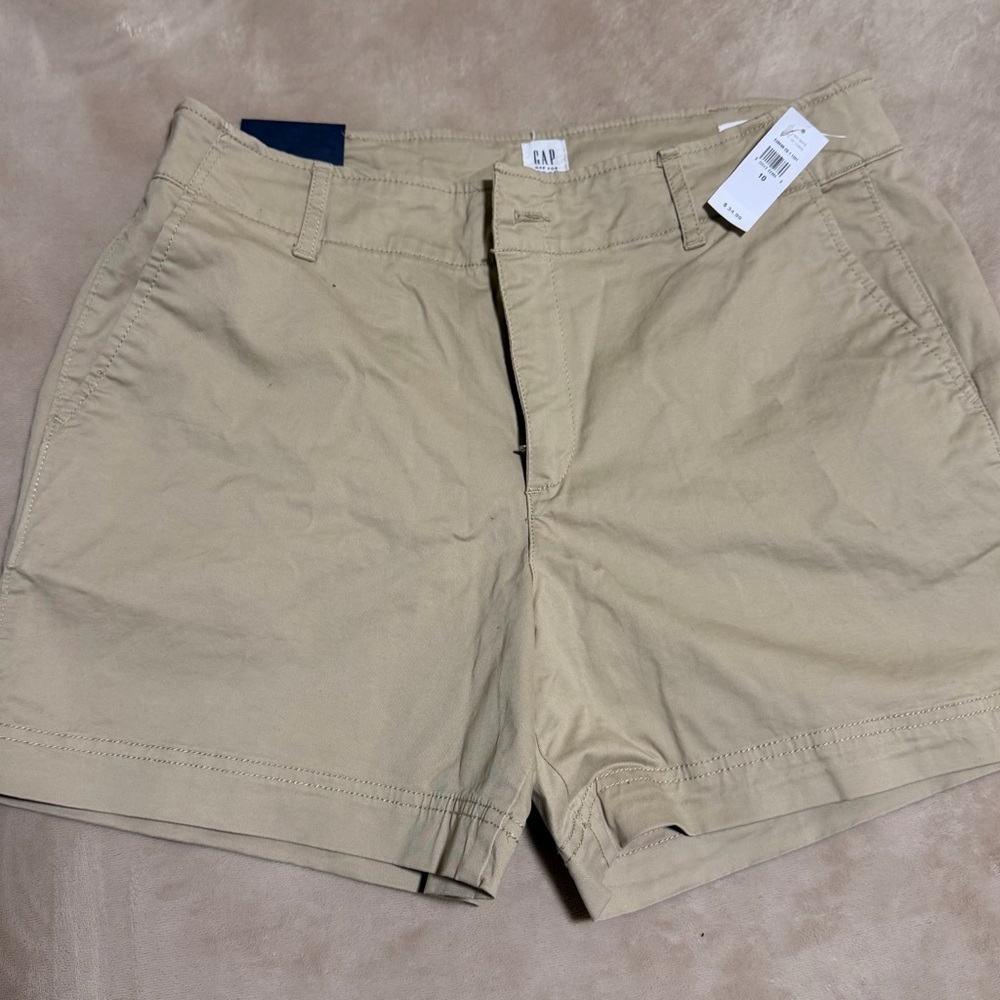 GAP Tan Women's Twill Cargo Shorts